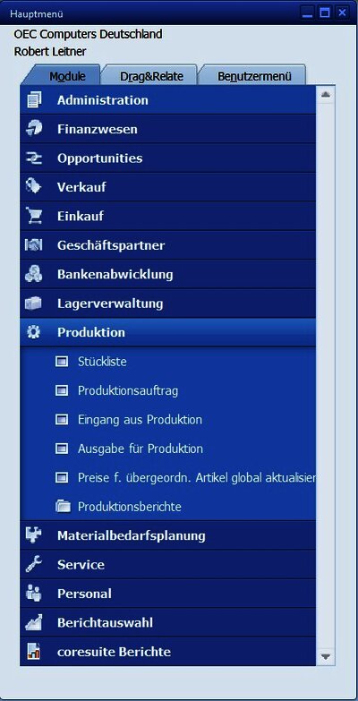 Produktionsplanung für SAP Business One