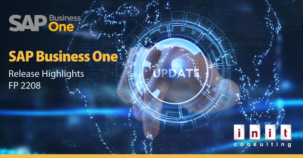 SAP Business One Release Highlights FP 2208